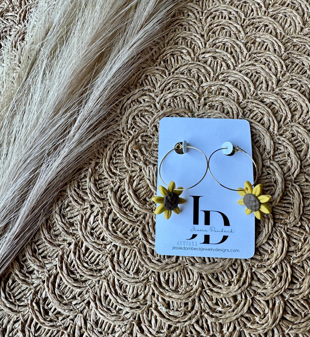 Sunflower Hoops