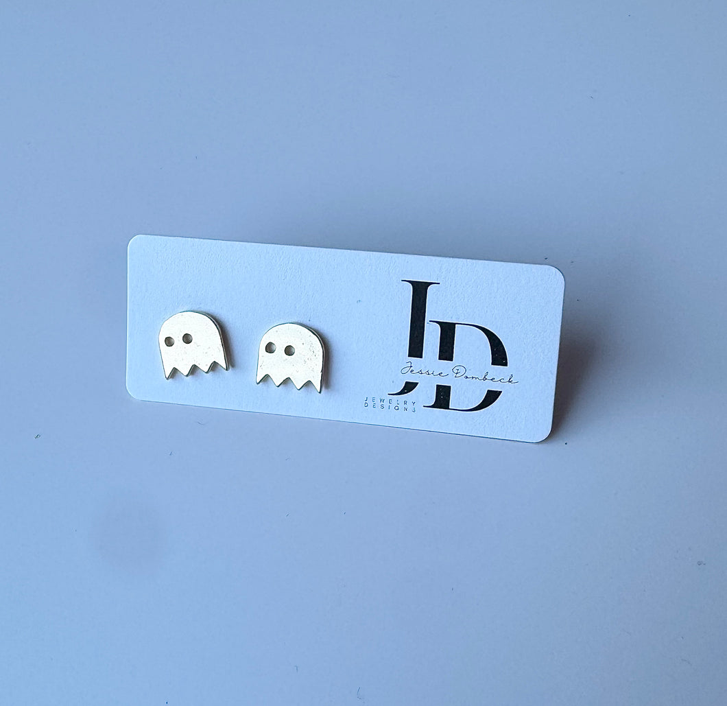 Gold Ghost Studs
