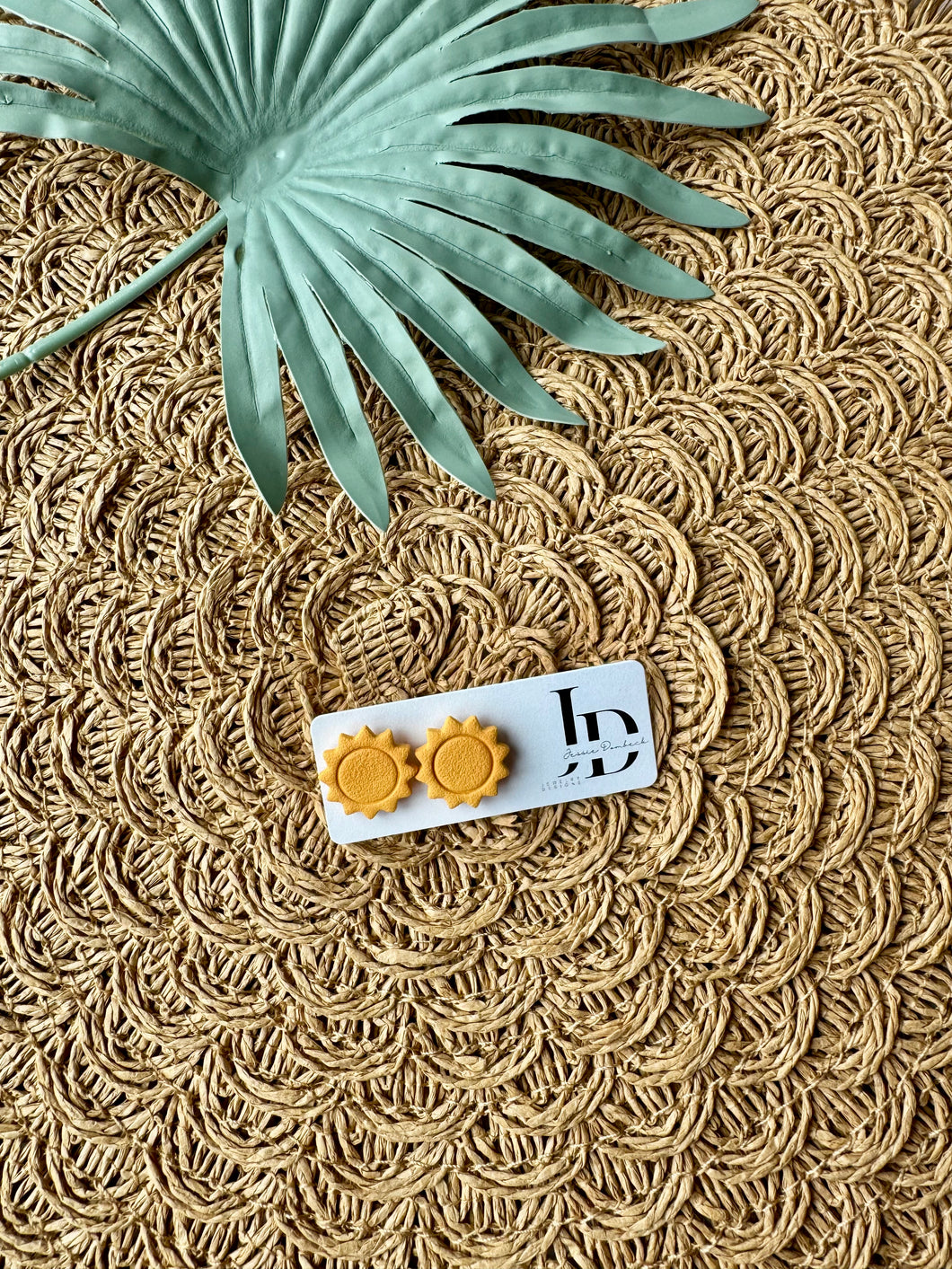 Yellow Sun Studs