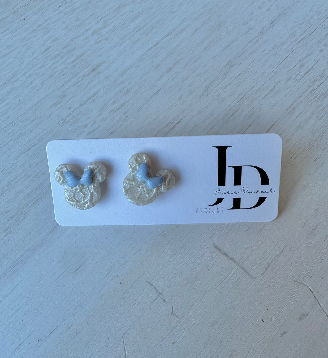 Ballroom Princess Mouse Studs