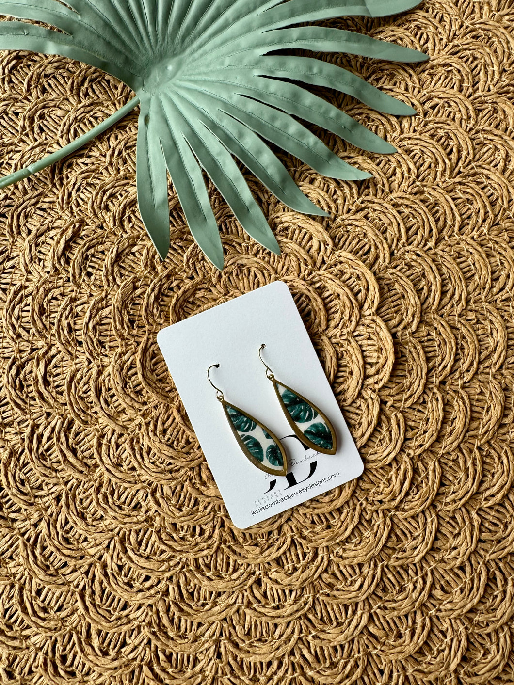 Monstera Fishhook Dangles